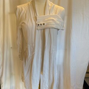 White House Black Market Cream Cardigan